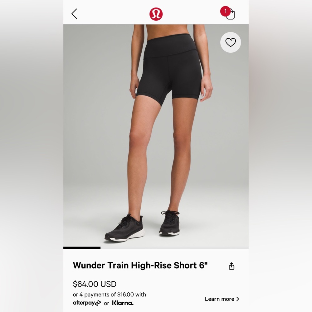 Lululemon Wunder Train 6” shorts